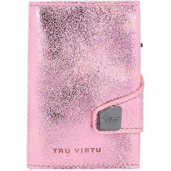 Tru Virtu Funda para tarjetas de crédito Click & Slide RFID Piel 6,5 cm