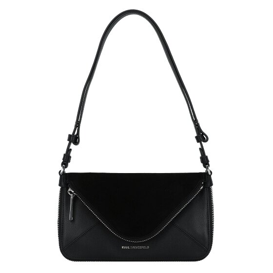 Karl Lagerfeld Hardware Bolsa de hombro Mini Bag Piel 18 cm con pliegue de expansión