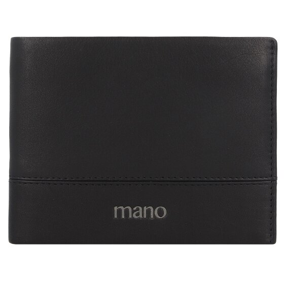 mano Don Romeo Billetera de cuero RFID 13 cm