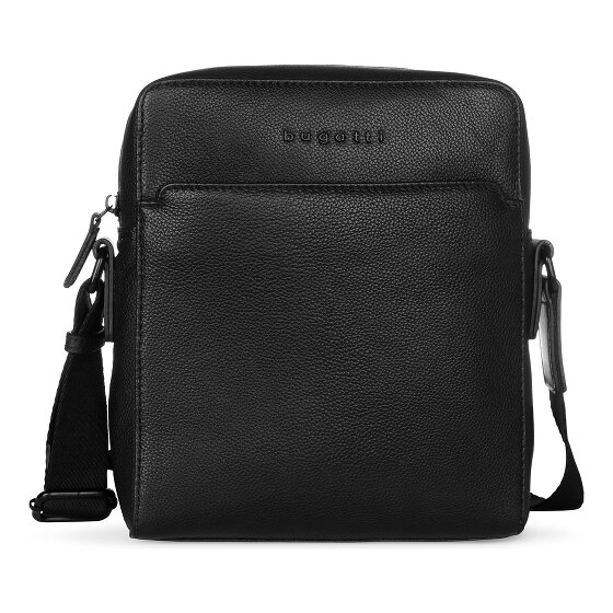 bugatti Black Bolsa de hombro Piel 20 cm