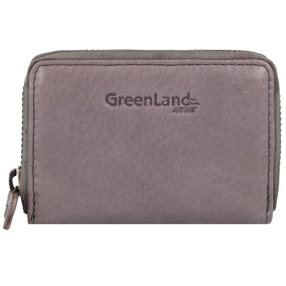 Greenland Nature Estuche para tarjetas de crédito de cuero RFID 10,5 cm