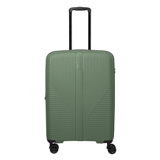 Travelite Air Stripe 4 ruedas Carrito M 66 cm con pliegue de expansión