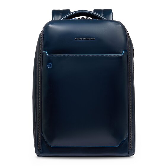 Piquadro Blue Square Mochila de día Piel 42 cm Compartimento para el portátil