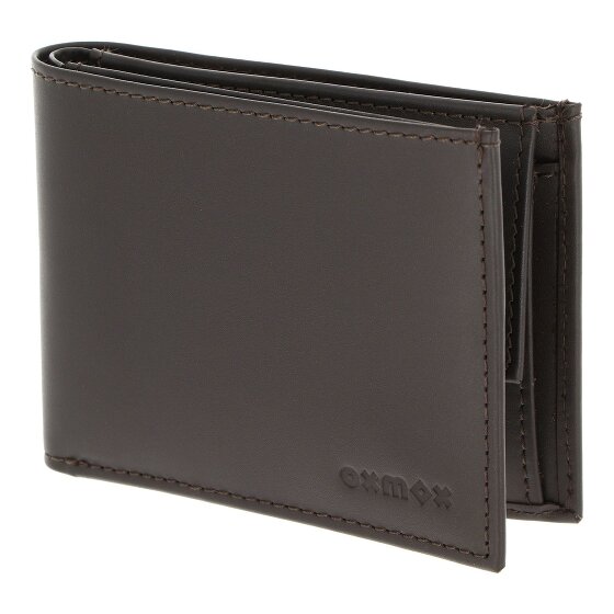 oxmox Leather Cartera Bloqueo RFID Piel natural 11 cm