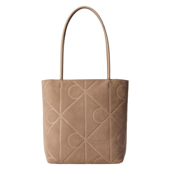 Calvin Klein Emblem AOP Bolsa de compras Piel 32 cm