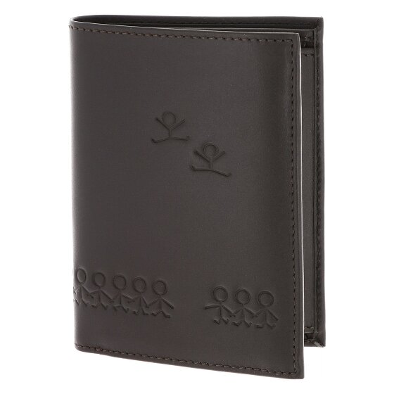 oxmox Leather Cartera Bloqueo RFID Piel natural 10 cm