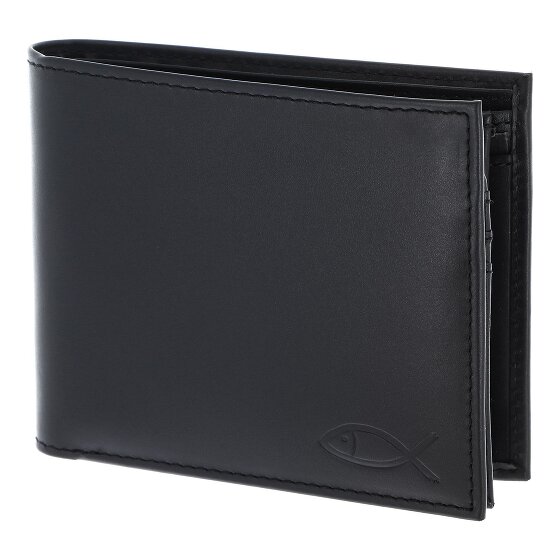 oxmox Leather Cartera Bloqueo RFID Piel natural 12 cm