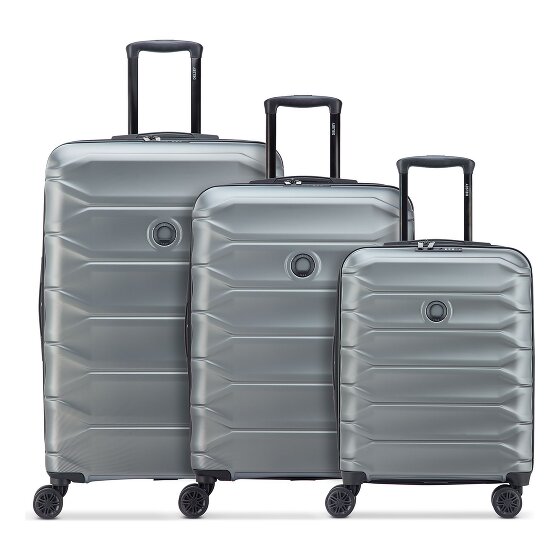 Delsey Paris Meteor 4 ruedas Set de maletas 3 piezas Con asa expansible