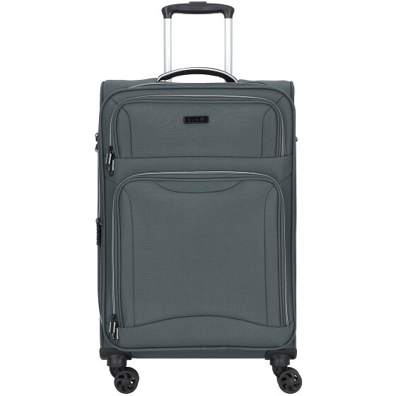 d&n Travel Line 9204 4 ruedas Carrito M 66 cm con pliegue de expansión