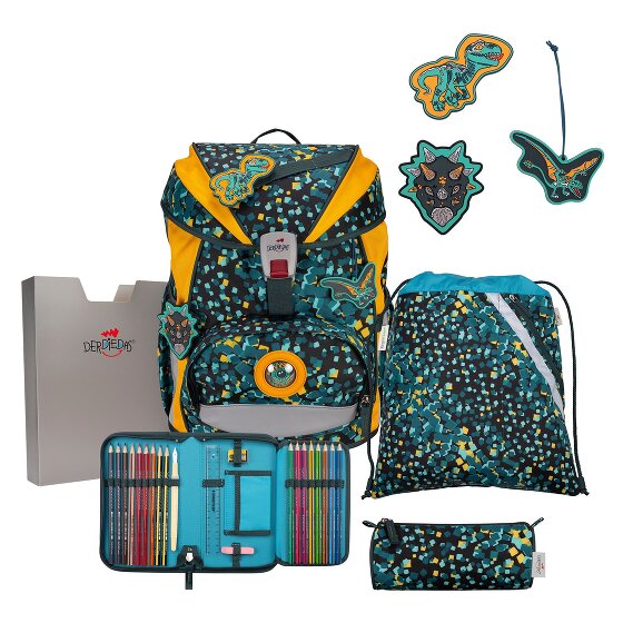 DerDieDas Juego de mochilas escolares ErgoFlex 5pcs.