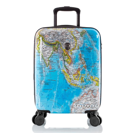 Heys Black Camo 4 ruedas Carro de la cabina S 53 cm con pliegue de expansión