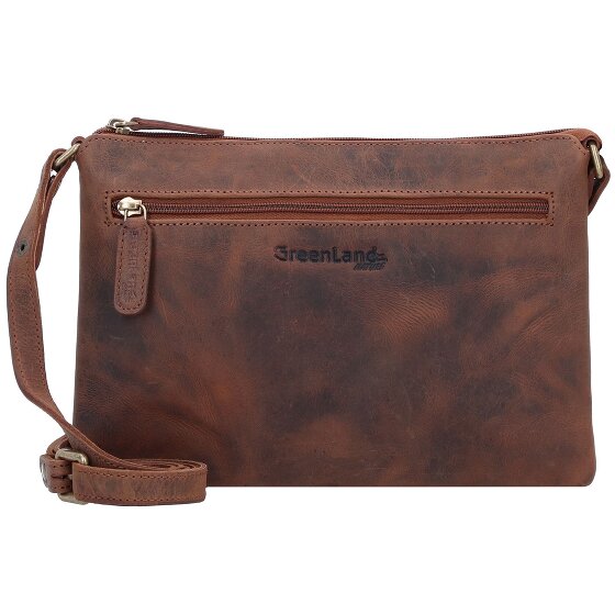 Greenland Nature Bolso de hombro Montenegro de cuero RFID 28 cm