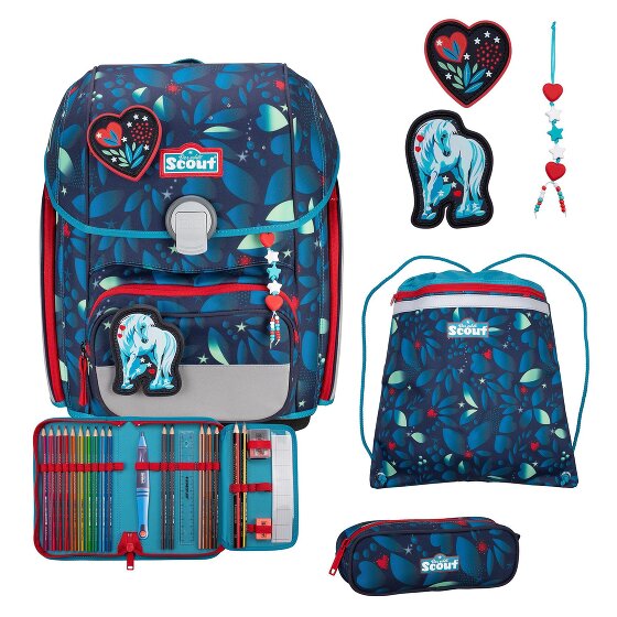 Scout Juego de mochilas escolares LED Genius 4pcs.