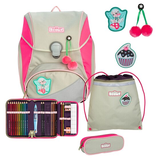 Scout Juego de mochilas escolares Alpha 4pcs.