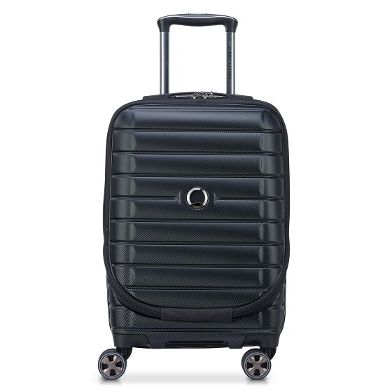 Delsey Paris Trolley de cabina Shadow 5.0 de 4 ruedas Compartimento para portátil de 55 cm con pliegue de expansión