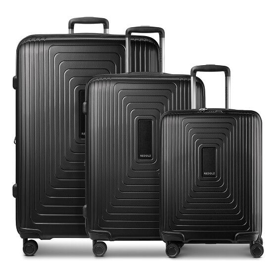 Redolz Essentials 14 4 ruedas Set de maletas 3 piezas Con fuelle expandible