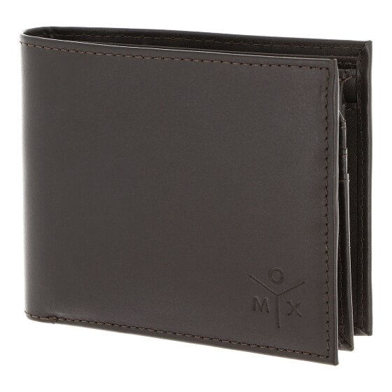 oxmox Leather Cartera Bloqueo RFID Piel natural 10 cm