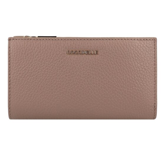 Coccinelle Metallic Cartera Protección RFID Piel 16 cm