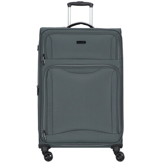 d&n Travel Line 9204 4 ruedas Carrito L 76 cm con pliegue de expansión