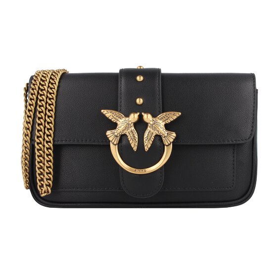 PINKO Love One One Bolsa de hombro Piel 19.5 cm