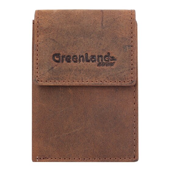 Greenland Nature Estuche para tarjetas de crédito Montenegro de cuero RFID 6,5 cm