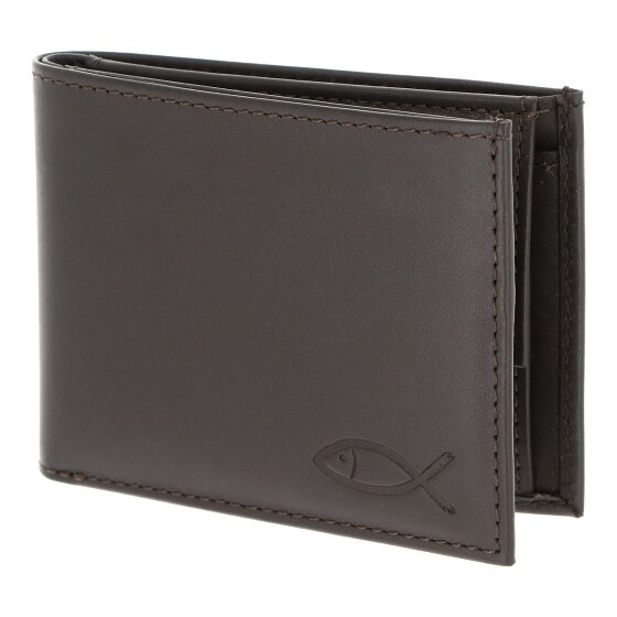 oxmox Leather Cartera Bloqueo RFID Piel natural 11 cm