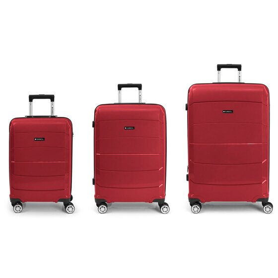 Gabol Midori 4 Roll Suitcase Set 3pcs.