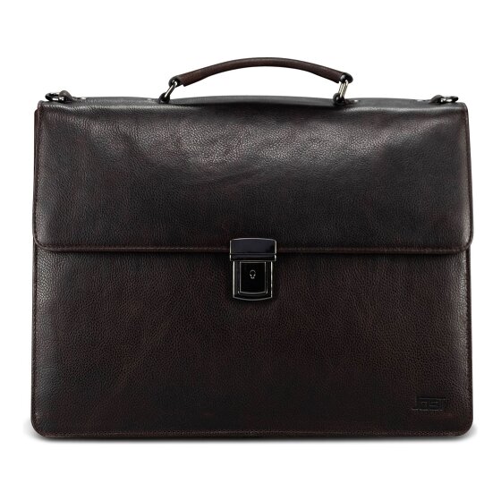 Jost London Maletín Piel natural 40 cm Compartimento para laptop