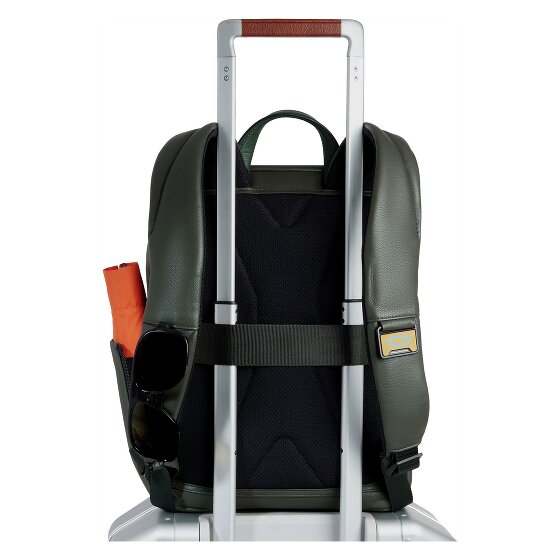 Piquadro Ael Mochila de día Piel 37 cm Compartimento para el portátil