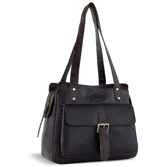Klondike 1896 Rush Zoe Bolso de hombro de cuero 26 cm
