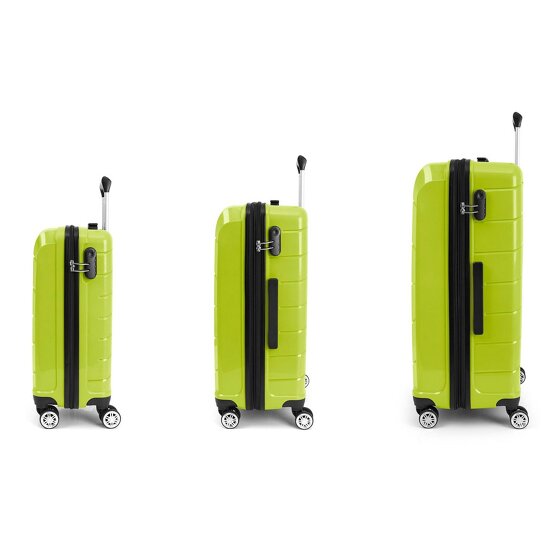 Gabol Midori 4 Roll Suitcase Set 3pcs.