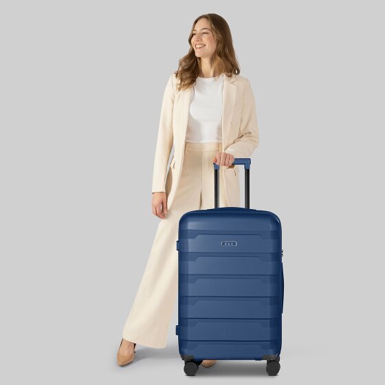 d&n South Dakota 4 ruedas Carrito M 66 cm con pliegue de expansión