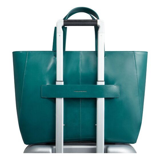 Piquadro Blue Square Bolsa de compras Piel natural 40 cm