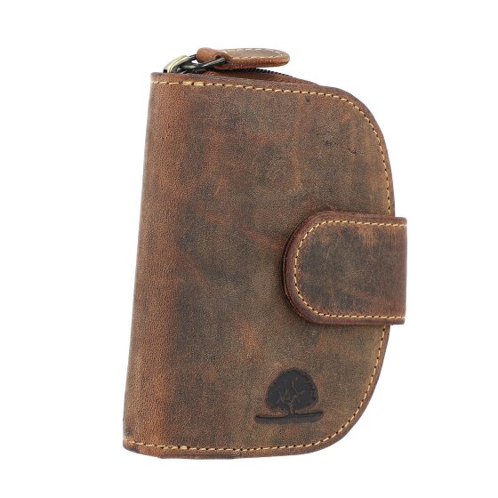 Greenburry Cartera vintage de cuero de 9 cm