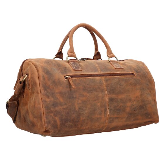 Greenburry Vintage Weekender Bolsa de viaje de cuero 50 cm