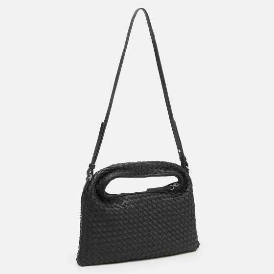 LES VISIONNAIRES Sadie Weave Bolsa de hombro Piel 37 cm