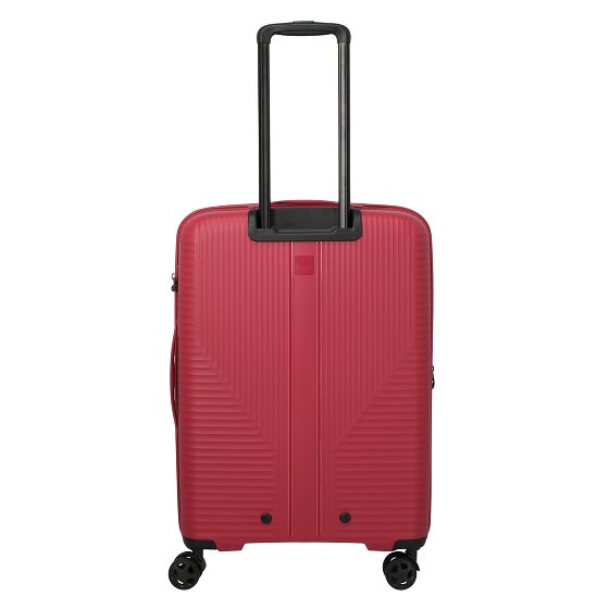 Travelite Air Stripe 4 ruedas Carrito M 66 cm con pliegue de expansión