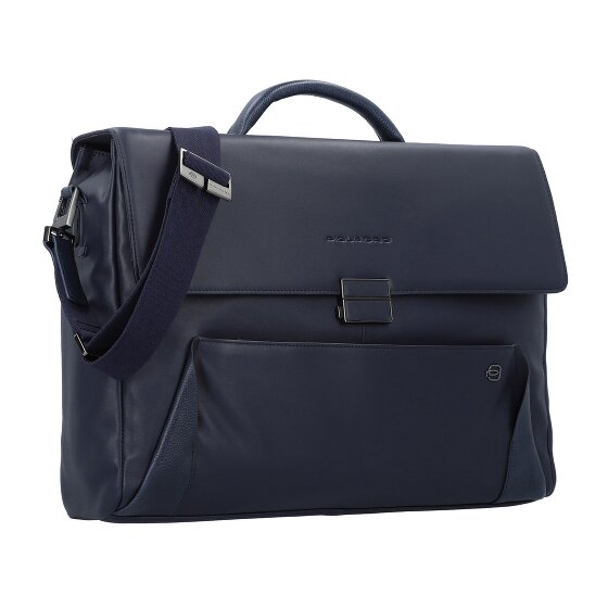 Piquadro Maletín Piel 42 cm Compartimento para el portátil