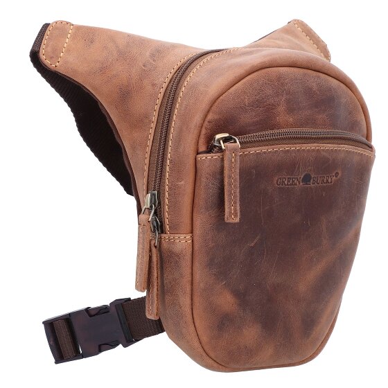 Greenburry Riñonera Vintage Biker Piel 20 cm