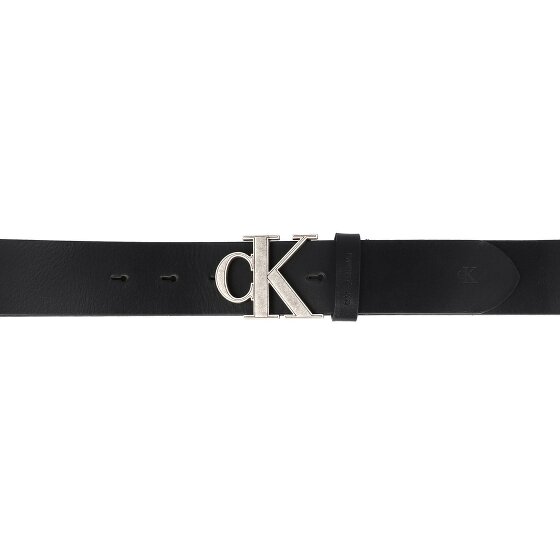 Calvin Klein Jeans Monograma cinturón de cuero