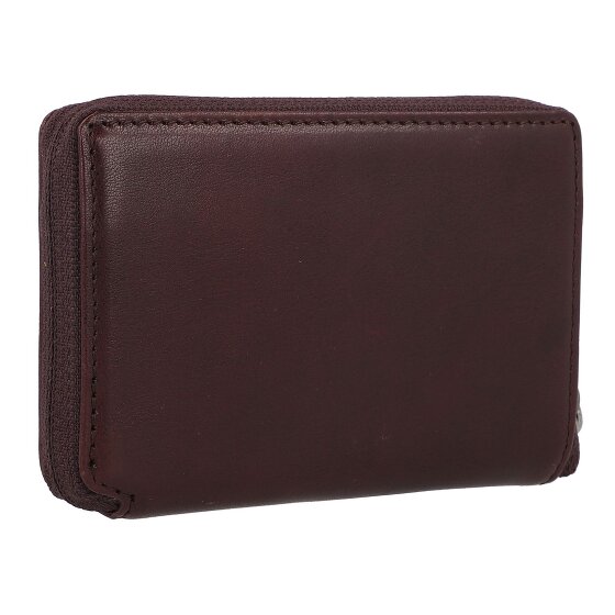 Braun Büffel Arezzo Estuche para tarjetas de crédito Protección RFID Piel 11.5 cm