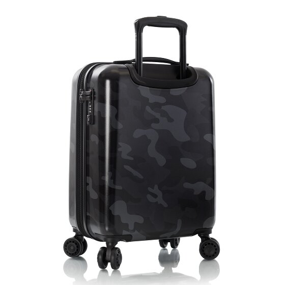 Heys Black Camo 4 ruedas Carro de la cabina S 53 cm con pliegue de expansión