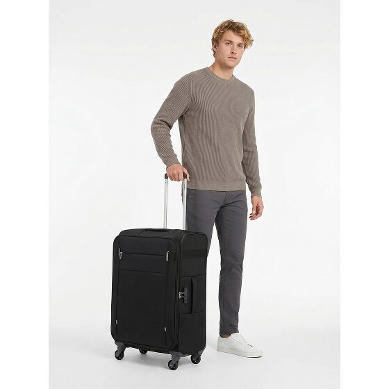 Samsonite Citybeat 4 ruedas Trolley 66 cm Con asa expansible