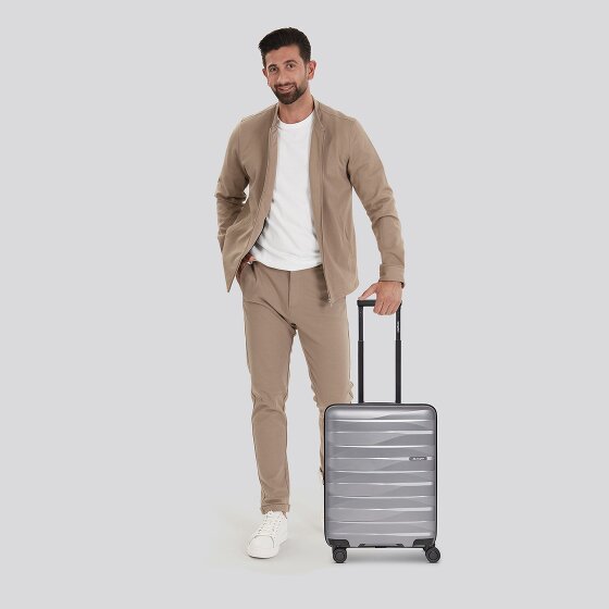 Bergpfeil Trolley de cabina de viaje de 4 ruedas S 55 cm con pliegue de expansión