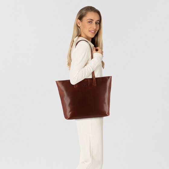 Greenburry Vintage Bolsa de compras XXL Piel 47 cm Compartimento para el portátil