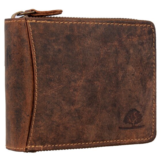 Greenburry Cartera vintage de cuero 13 cm