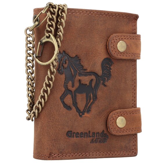 Greenland Nature Billetera Montenegro de cuero RFID 9 cm