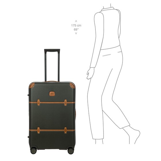 Bric's Bellagio 4 ruedas Carrito 70.5 cm con pliegue de expansión