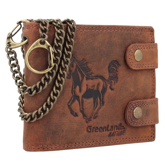 Greenland Nature Billetera Montenegro de cuero RFID 12 cm