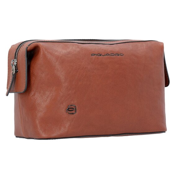 Piquadro Black Square Bolsa de aseo Piel 23 cm